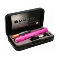 Maglite Maglite K3AMW2 Mag-Lite Solitaire Pres Box NBCF Pink K3AMW2